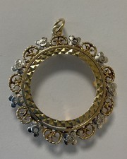 9ct Gold Full Sovereign Mount