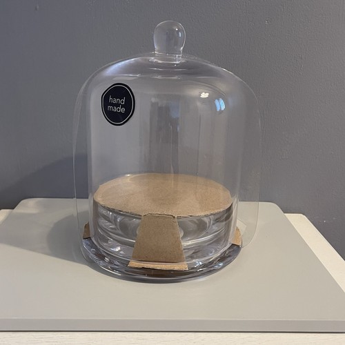 Handmade glass bell cloche - glass,