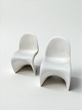 Mid Century Vintage Verner Panton 2 S Chairs For Herman Miller 1971