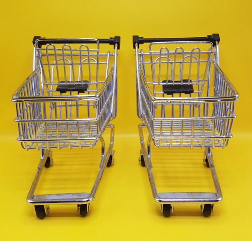 Miniature metal shopping - miniature,