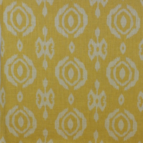Bali ikat fabric yellow - ikat,