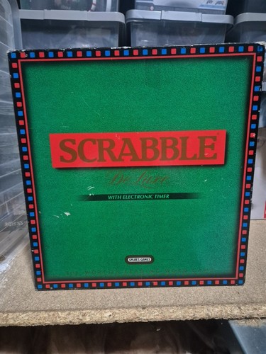 Scrabble deluxe with - scrabble,