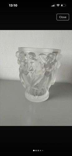 Lalique crystal bacchantes - lalique,