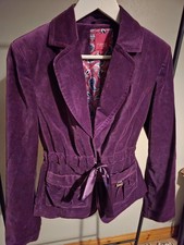Vintage Purple Cotton Velvet