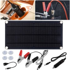30W 12V Portable Solar Panel Trickle Battery Charger Car Van Boat Caravan Camper