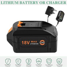 18V 8Ah Battery/Charger For Worx WA3512 WA3520 WA3525 WA3511 WA3578 WA3516 WG166