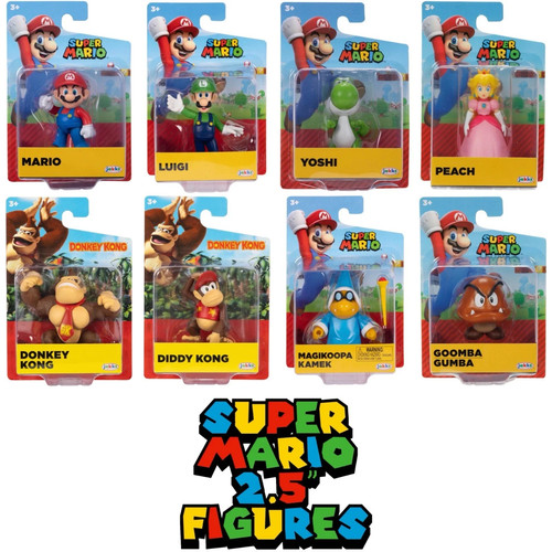 Nintendo super mario 5in - mario, 2.5in