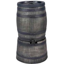 50L Small Water Butt Barrel - Oak Effect - FREE UK P&P