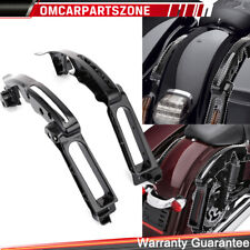 Rear Fender Saddlebag Rail Support Mount For Harley Touring Street Glide 14-24