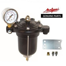 FILTER KING V8 CARBURETTOR FUEL PRESSURE REGULATOR + 8mm TAILS + FUEL GAUGE