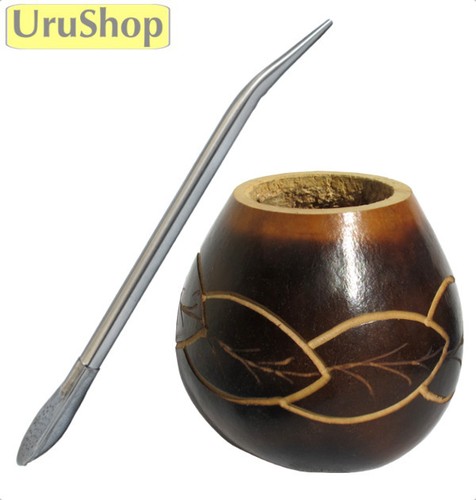 K29 carved mate gourd - gourd, &