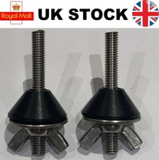 Fixing Loose Metal Toilet Seat Hinges Repair Kit .M6 6mm NON SLIP Fittings