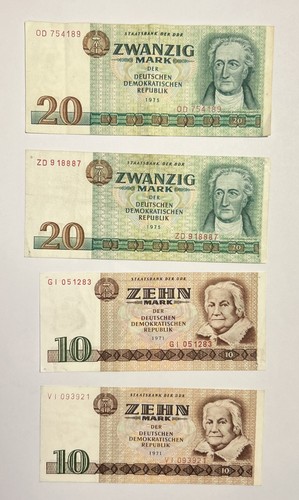 East germany ddr marks - east,