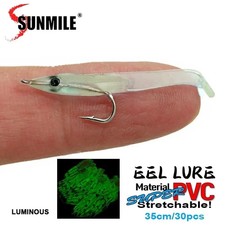 SUNMILE 30pcs Eel Soft Fishing