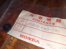 NOS HONDA CR 125 250 500 R 1984 - 86 FRONT BRAKE CALIPER  PIN CAP 45203-KA3-731