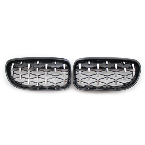 Bumper black grill chrome - black,