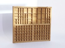 Old Wooden Letter Press Tray
