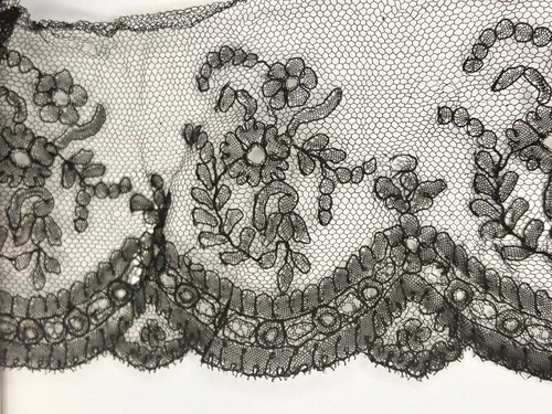 Antique french chantily lace - antique,