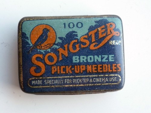 Songster bronze gramophone - bronze,
