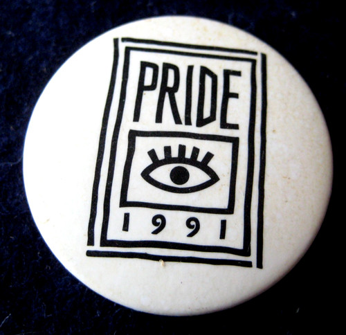 Gay pride 1991 genuine vintage - gay,