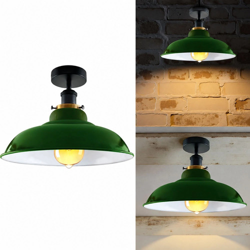 Vintage industrial flush mount - vintage,
