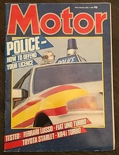Rare Motor Car Magazine April 1985 - Ferrari Lusso Fiat Uno Turbo Toyota Starlet