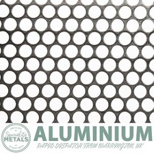 Aluminium Round Hole Perforated Metal | 8mm Hole, 10mm Pitch, 1.5mm Thickness