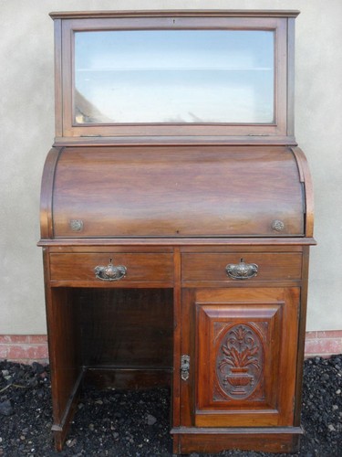 Victorian carved walnut - walnut, &