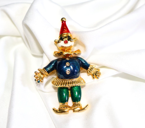Vintage 1980 goldtone blue - 1980's,