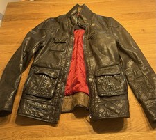 Superdry men leather jacket - men's,