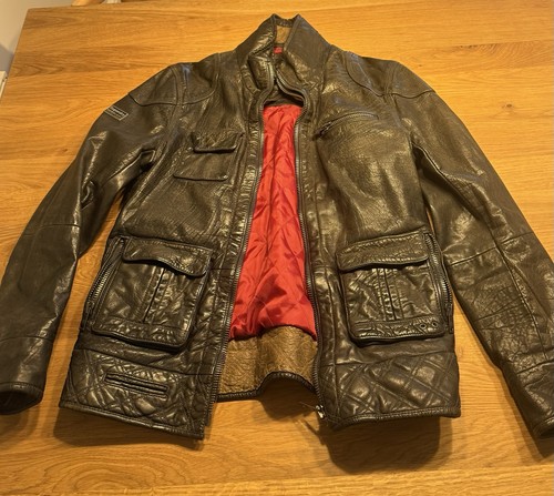 Superdry men leather - men's, jacket
