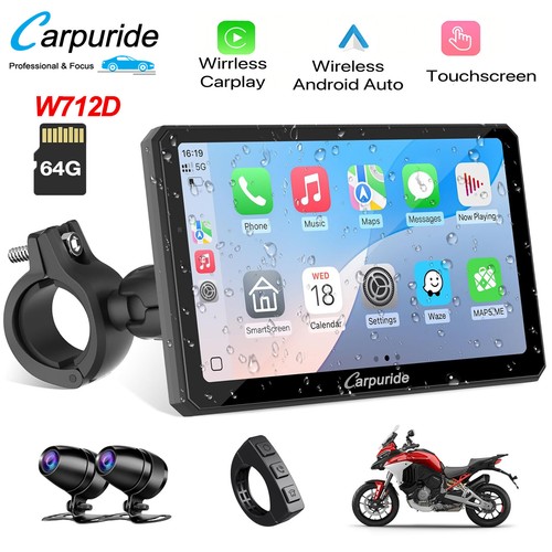 Carpuride w712d wireless moto - w712d,