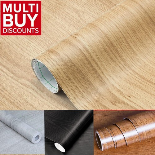 Wood effect vinyl wrap - 5m,