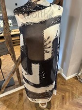 Gucci Scarf, Silk 100%, Black