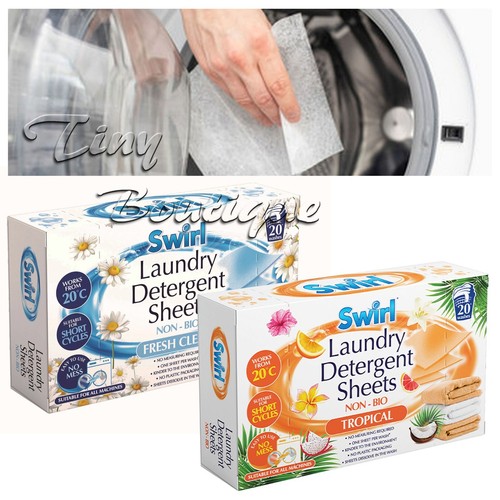 Swirl laundry detergent sheets - swirl,