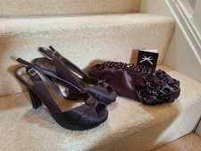 Phase Eight Peep Toe Chocolate