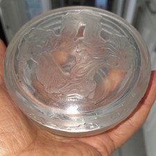 Lalique Glass Powder Bowl For