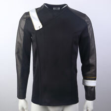 For Strange New Worlds Captain Pike MM Black Jackets Starfleet Uniforms Costumes