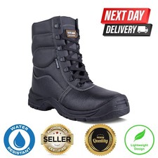 Military Army Safety Work Boot Police Combat Swat Security Waterproof Shoe, 3-13