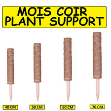 Moss Plant Support Extension Pole Potted Coco Coir Plant Extendable Support