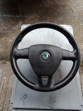 SKODA OCTAVIA MK2 VRS STEERING WHEEL COMPLETE GENUINE 1Z0419091P 1Z0880201D