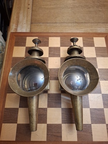 Antique brass glass - antique,
