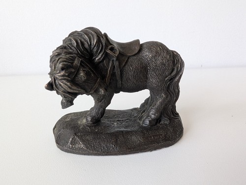 Cold cast bronze shetland pony - cold,
