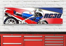BR13C VFR750R RC30 INSPIRED FLEXIBLE WORKSHOP BANNER SIGN