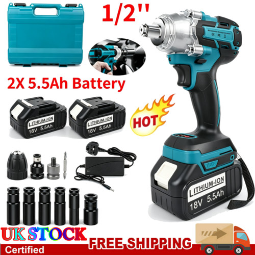 Cordless electric impact - 1/2",