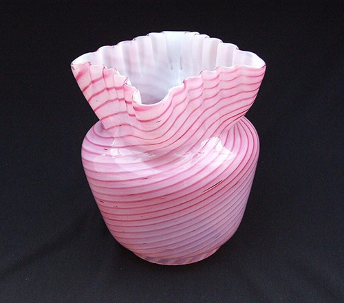Antique nailsea pink minature - nailsea,