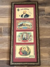 Framed Vintage Cigar Label