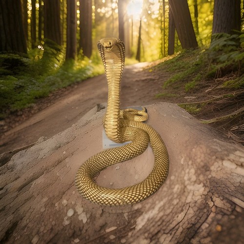 Real king cobra taxidermy - real,