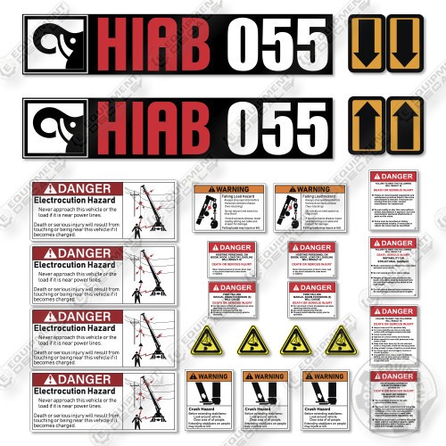 Hiab 055 decal - hiab,