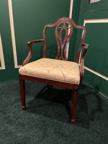 Mahogany elbow side - mahogany, chair